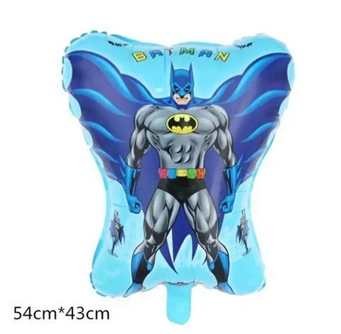 Куля фольгована фігурна 54х43 см Batman Блакитний і синій 0008272 фото