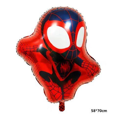 Куля фольгована фігурна 58х70 см Spiderman Червоний і чорний 0008274 фото